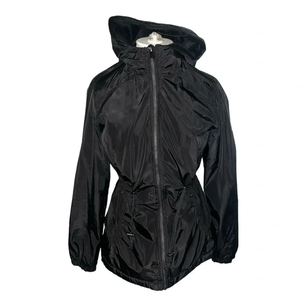 HFX Women’s Black Jacket Faux Fur Lined Preloved - Picture 3 of 9